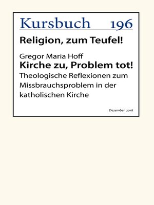 cover image of Kirche zu, Problem tot!